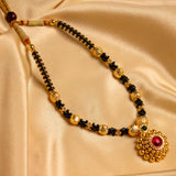 Combo of Short Saaj Necklace and Saaj Harmony Mangalsutra