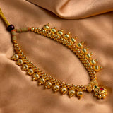 Golden Mani Thushi Necklace