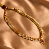 Fancy Broad Moti Thushi Necklace