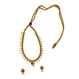 Kolhapuri Moti Thushi and Earrings – A Timeless Maharashtrian Set