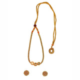 Vertical Ball Jhondhali Pot Necklace