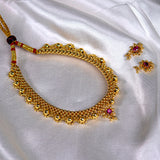 Full Jhaler Thushi Necklace With Earing