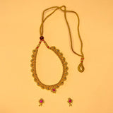 Full Jhaler Thushi Necklace With Earing