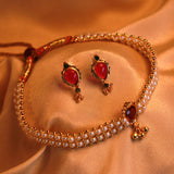 Moti Thushi Necklace