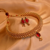 Authentic Kolhapuri Thushi Necklace for Festive Looks