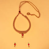 Authentic Kolhapuri Thushi Necklace for Festive Looks