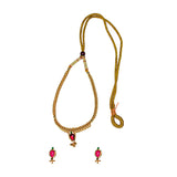 Authentic Kolhapuri Thushi Necklace Set  A Festive Essential