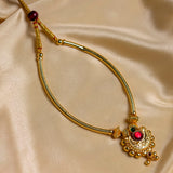 Chand Pipe Thushi Necklace With Pendant
