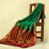 Unstitched Sea Green Nauwari Saree – Premium Tailor-Ready Weave