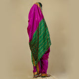 Readymade Pink Nauwari Saree