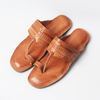 Men's Natural T-Strap Sandals