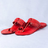 Women's Genuine Leather Kolhapuri Chappal -  Footwear Frenzy: Get Funky With Colors