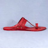 Women's Genuine Leather Kolhapuri Chappal -  Footwear Frenzy: Get Funky With Colors