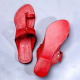 Women's Genuine Leather Kolhapuri Chappal -  Footwear Frenzy: Get Funky With Colors