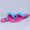 Floral Punch Classic – Women’s Colorburst Kolhapuri Chappal