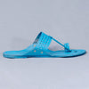 Blue T-Strand Punch – Women’s Colorburst Kolhapuri Chappal