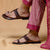 Earthy Brown Bliss – Women’s Spectrum Classic Kolhapuri Chappal