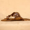 Timeless Beauty – Women’s Heritage Brown Kolhapuri Chappal