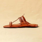 Women's Genuine Leather Kolhapuri Chappal Handcrafted Sandal for women and girls suitable for any ocassion