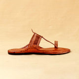 Women's Genuine Leather Kolhapuri Chappal Handcrafted Sandal for women and girls suitable for any ocassion