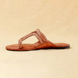 Women's Radiant elegance Kolhapuri Chappal Handcrafted Sandal for women and girls