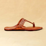 Women's Radiant elegance Kolhapuri Chappal Handcrafted Sandal for women and girls