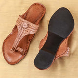 Women's Mangalam Kolhapuri Chappal Handcrafted Sandal for women and girls