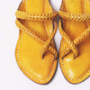 Gandhi Kolhapuri women’s traditional handmade leather chappal