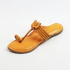 Braided Orange Floral – Women’s Colorburst Kolhapuri Chappal