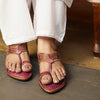 Nachi Mayuri Kolhapuri women’s handmade leather chappal