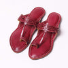 Cross Veni Kolhapuri handmade women’s leather chappal