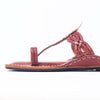 Cross Veni Kolhapuri handmade women’s leather chappal
