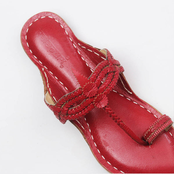 Rustic Charm – Women’s Brown Dodge Heritage Kolhapuri Chappal