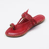 Rustic Charm – Women’s Brown Dodge Heritage Kolhapuri Chappal