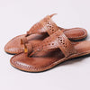 Pogar Punch Kapshi Kolhapuri women’s handmade sandal