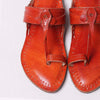 Kurundwadi Kapshi Kolhapuri women’s handmade leather sandal
