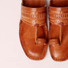 Natural T-Strap Kolhapuri – Women’s Handmade Leather Sandal