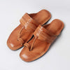 Natural T-Strap Kolhapuri – Women’s Handmade Leather Sandal