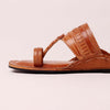 Natural T-Strap Kolhapuri – Women’s Handmade Leather Sandal