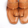 Women's Natural T-Strap Sandals