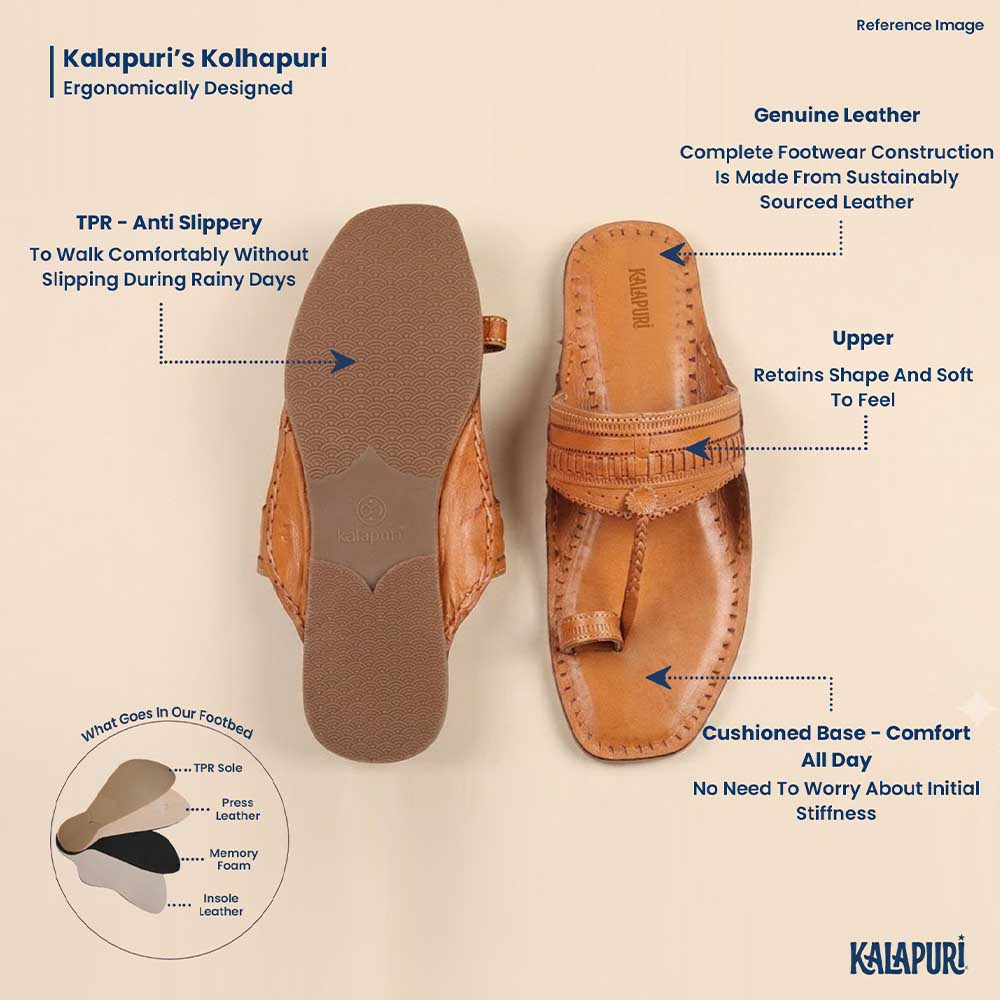 Women's Natural T-Strap Sandals - view 9