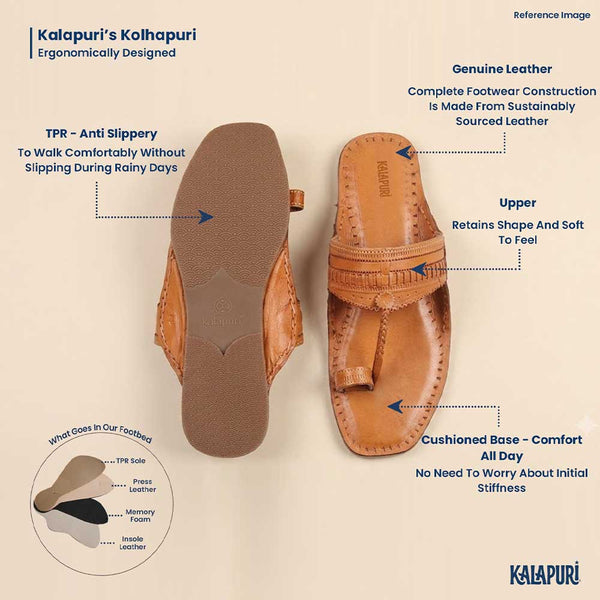 Women's Natural T-Strap Sandals