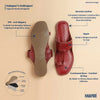 Women's Cherry Red T-Strap Sandals