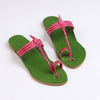 Gulabi Neel Kolhapuri Chappal