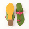 Gulabi Neel Kolhapuri Chappal