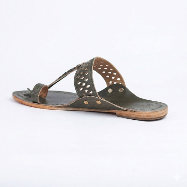 Harit Jamuni Kolhapuri Chappal
