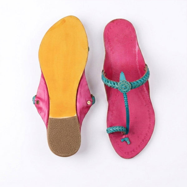Sindoor Jali Kolhapuri Chappal
