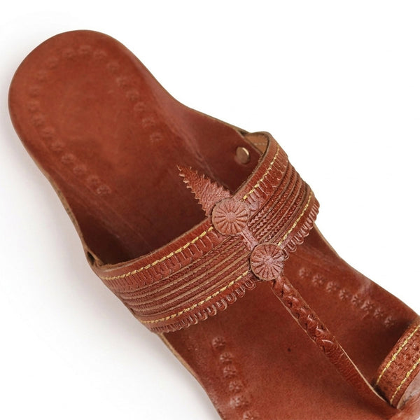 Kaala Jali Kolhapuri Chappal