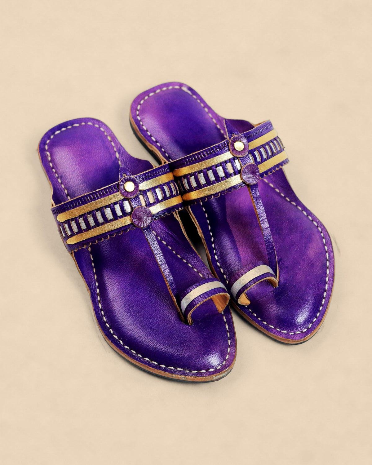 Dhum Dhadaka Kolhapuri Chappal for Kids – pair, top view