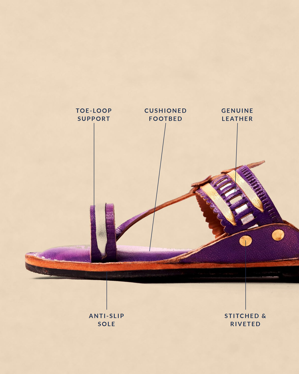 Dhum Dhadaka Kolhapuri Chappal for Kids – key features